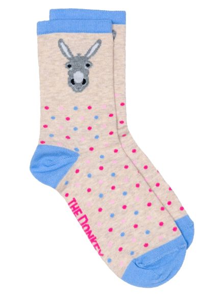 Donkey and Polka Dot Socks